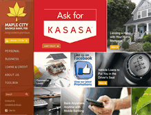 Tablet Screenshot of maplecitysavings.com